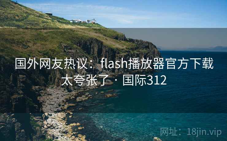 国外网友热议:flash播放器官方下载太夸张了 · 国际312 第2张 国外网友热议:flash播放器官方下载太夸张了 · 国际312 第2张